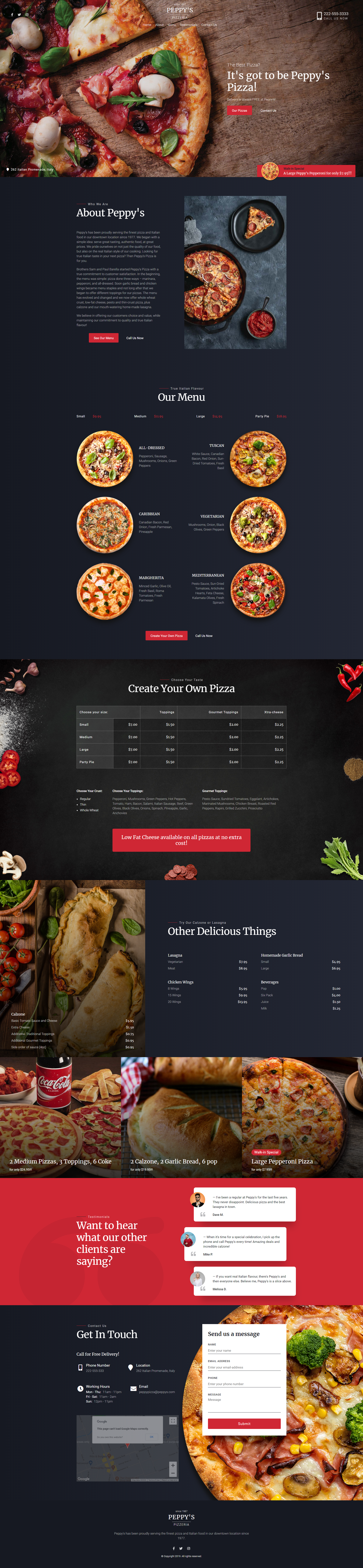 Italian Oven: Artisanal Pizza & Tradition

